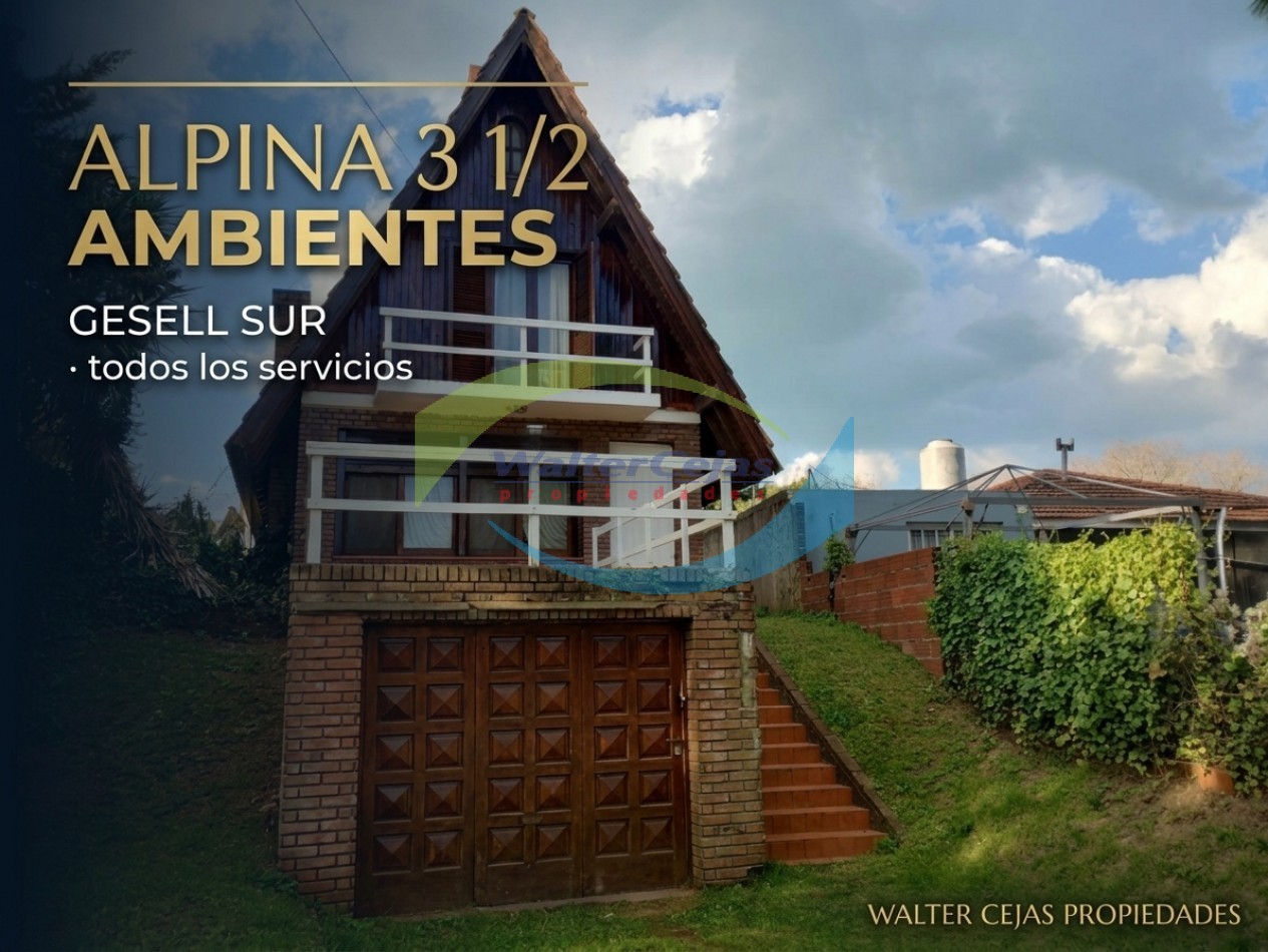 ALPINA 3 1/2 AMBIENTES (PH) EN vENTA - GESELL SUR 