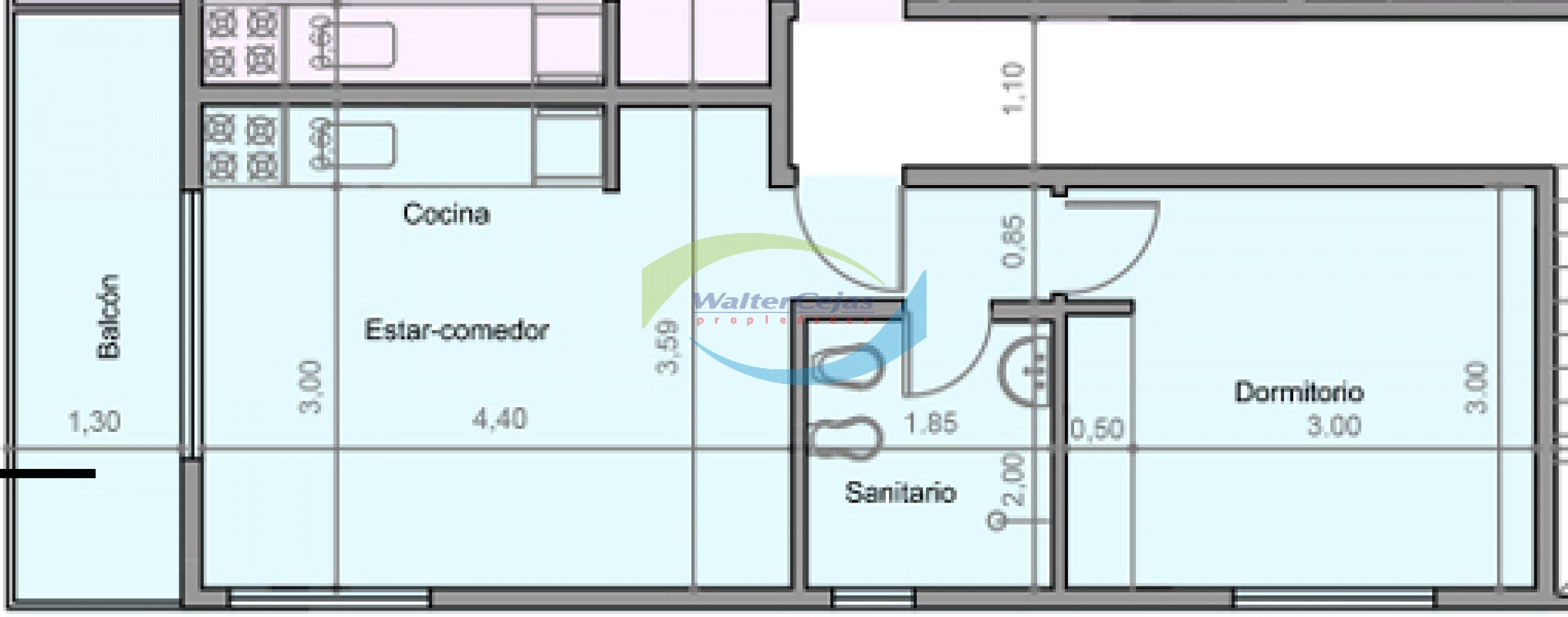 DEPARTAMENTO 2 AMBIENTES A ESTRENAR 