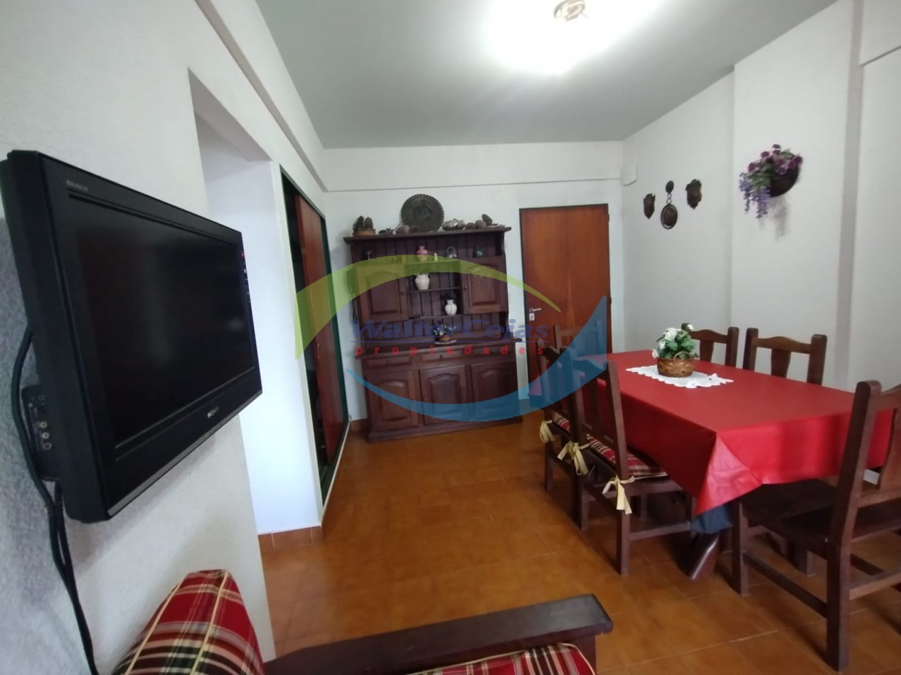 GESELL CENTRO - DEPARTAMENTO 2 AMBIENTES C/COCHERA Y VISTA AL MAR 