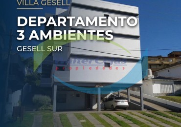 DEPARTAMENTO 3 AMBIENTES - GESELL SUR - PATIO PROPIO 