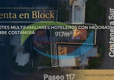 LOTE CON MEJORAS - GESELL CENTRO - SOBRE EL MAR